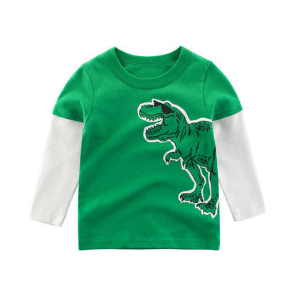 Two fake children's long sleeve t-shirts