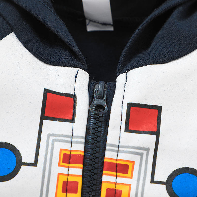 Children's Hooded Tops Jackets Kids Zipper Shirts