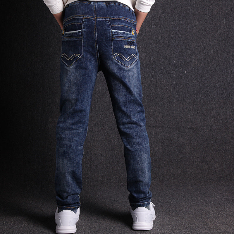 Boys Jeans New Product Micro Stretch Comfortable Black Pants
