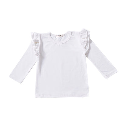 Girls' cotton short sleeve T-shirt