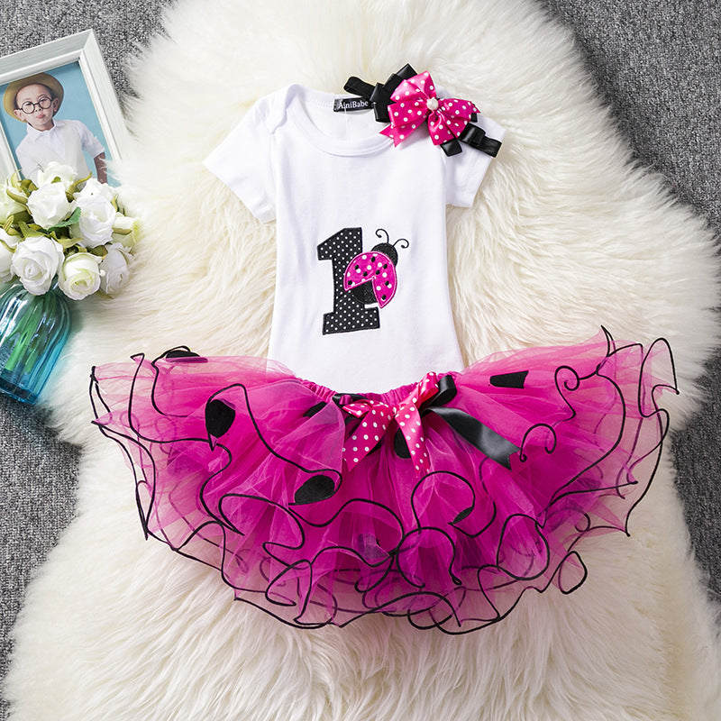 Baby Girl Birthday Dress Baby Girl Romper Princess Dress