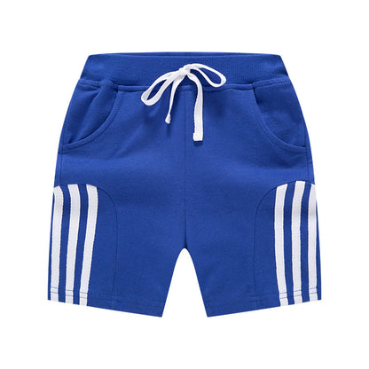 Children's Shorts Boys' Five-point Casual Pure Cotton Pants