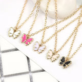 Delicate butterfly necklace