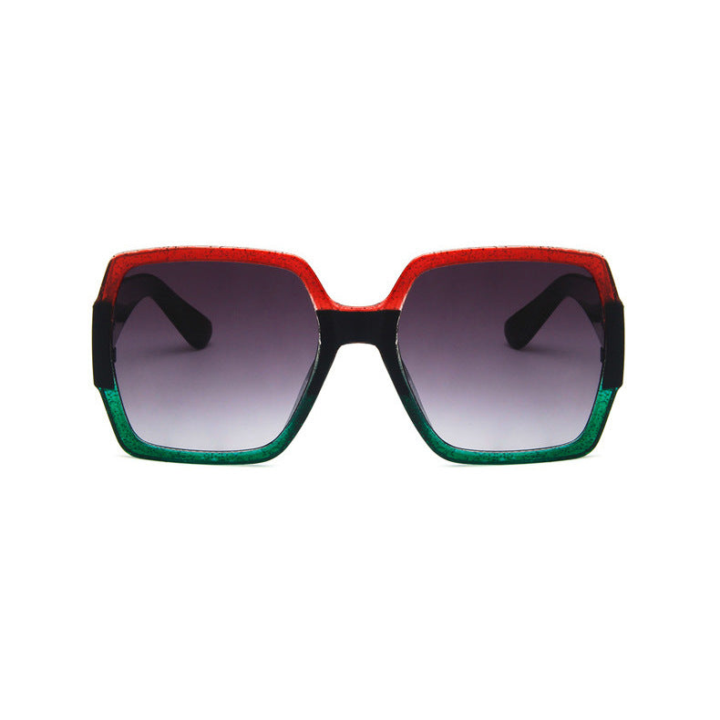 Colorful glitter sunglasses retro sunglasses