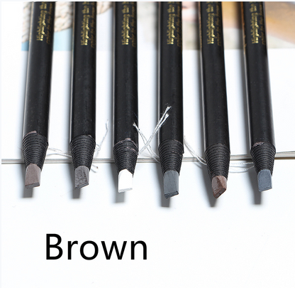 Black Eyebrow Pencil Pull Cord Hard Core Eyebrow Pencil