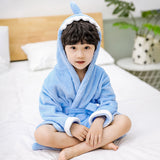 Flannel Bathrobe Baby Pajamas Nightgown