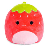 8 Inch 3D Strawberry Sofa Cushion Plush Doll Ornaments Pillow Birthday Gift Plush Stuffed Plushie Fruits Plush Toy Bat Toys