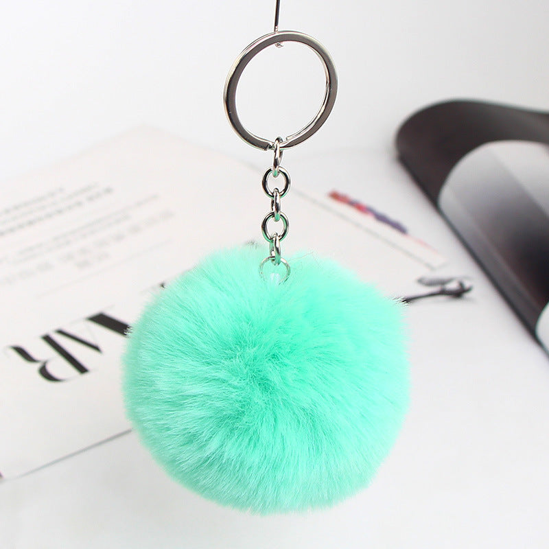 Fluffy Pom Pom Keychain