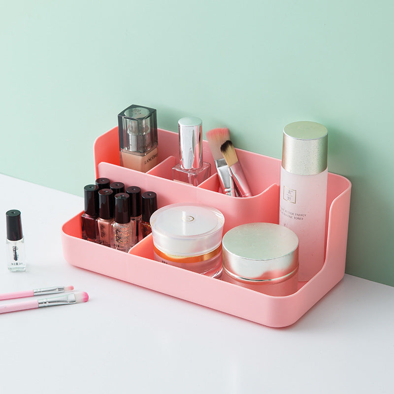 Makeup Organizer Bathroom Storage Box Cosmetic Organiser Office Desktop