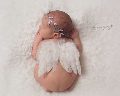 Newbornx Photography Props White Angel Wing Baby