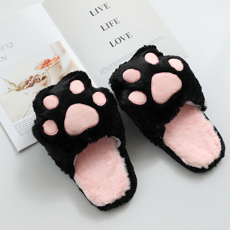 Cat paw slippers