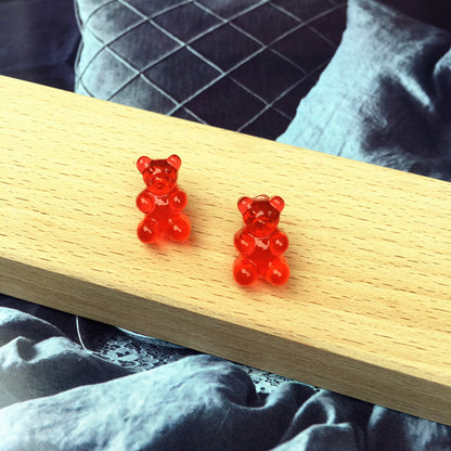 Transparent Gummy Bear Earrings