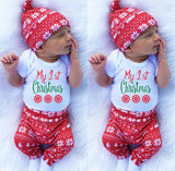 Red Christmas Set Baby Harness 3 Piece Set