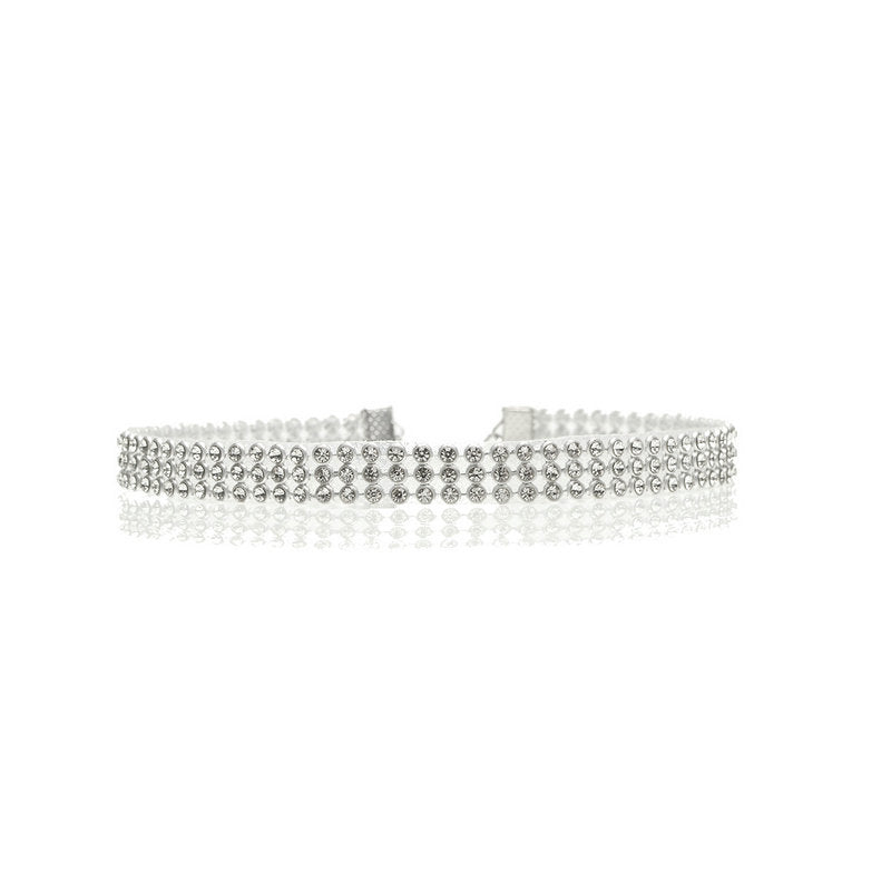 Fashion Women Full Crystal Rhinestone Choker Necklace Wedding Jewelry Chokers Necklaces for Women
