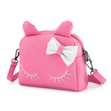 Number of children SATCHEL BAG BAG cute cartoon Baby Princess Girls Kitty backpack child Xiekua package