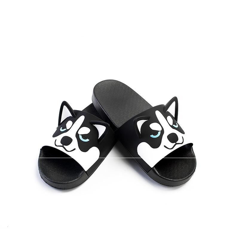 Cat Ear Slippers Non-slip Indoor Ins Household Sandals Cat Cute Shower Slippers