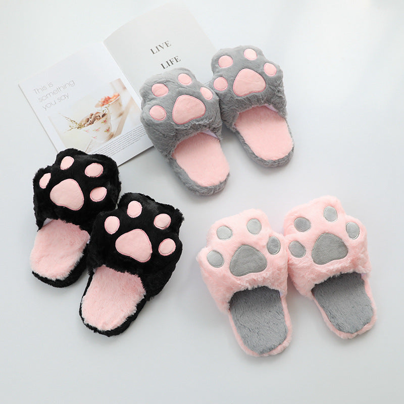 Cat paw slippers