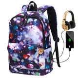 Backpack Female Backpack Computer Rechargeable Schoolbag