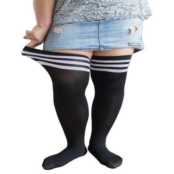 Thigh Socks Plus Size Over-the-knee Women's Fat High-leg Stockings