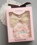 Boutique American baby baby baby hair belt ornament suit gift box