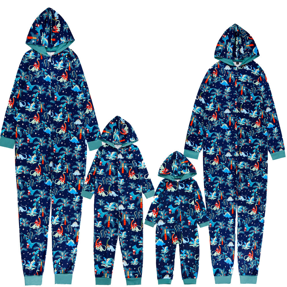 Clothing One-piece Christmas Parent-child Pajamas