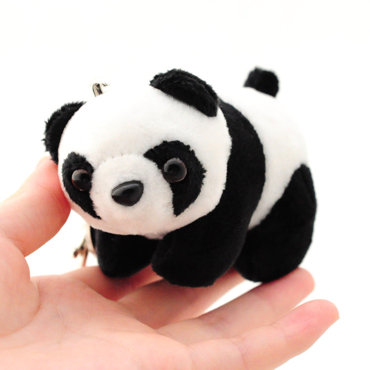 Panda plush key chain