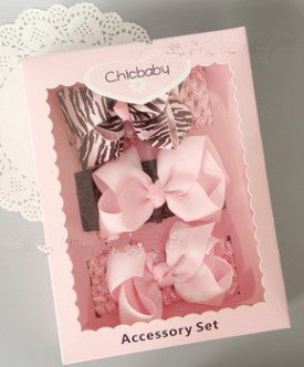 Boutique American baby baby baby hair belt ornament suit gift box