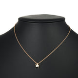 Simple Design Pentagon Star Pendant Necklace For Women Girls Luxury Statement Necklace Lucky Chokers Jewelry Gifts Party