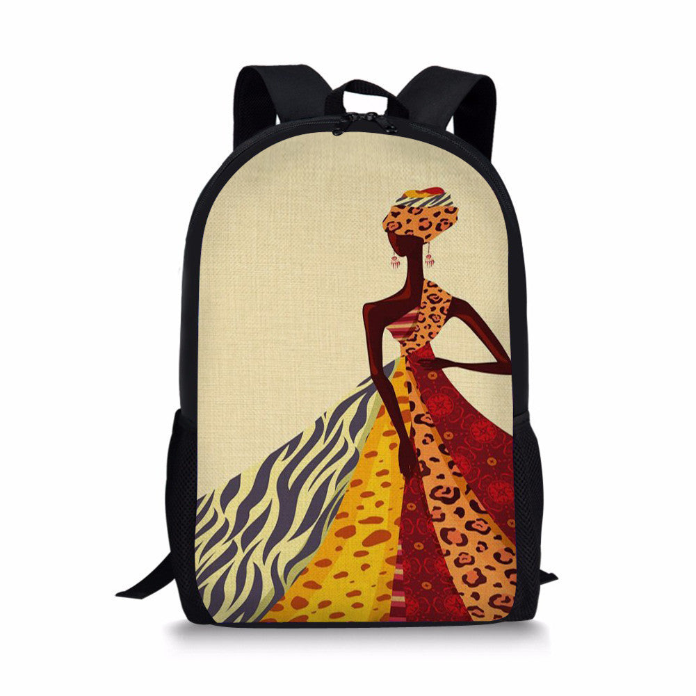 African Royalty Four Styles Bookbag