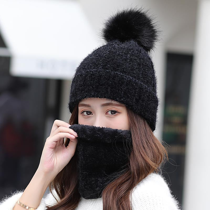 Women's Winter Fleece Thick Warm Hat