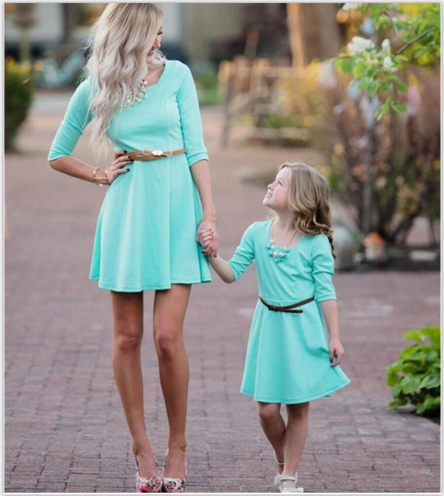 Dress Women's Mother And Daughter