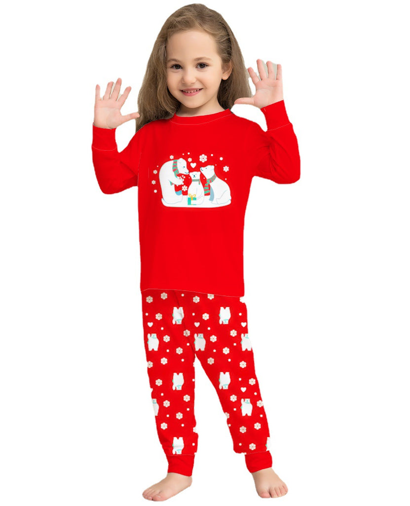 Christmas Family Pajamas Matching Sets Christmas Sleepwear Parent-Child Pjs Outfit For Christmas Holiday Xmas Party