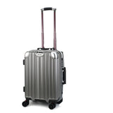 Luggage pull rod box Cardan rose gold aluminum frame tour box 2024 inch men business suitcase