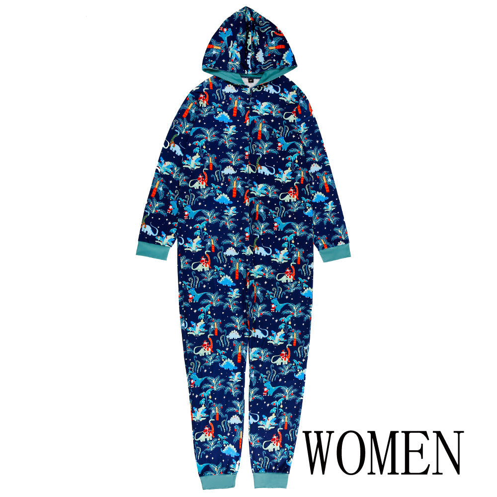 Clothing One-piece Christmas Parent-child Pajamas