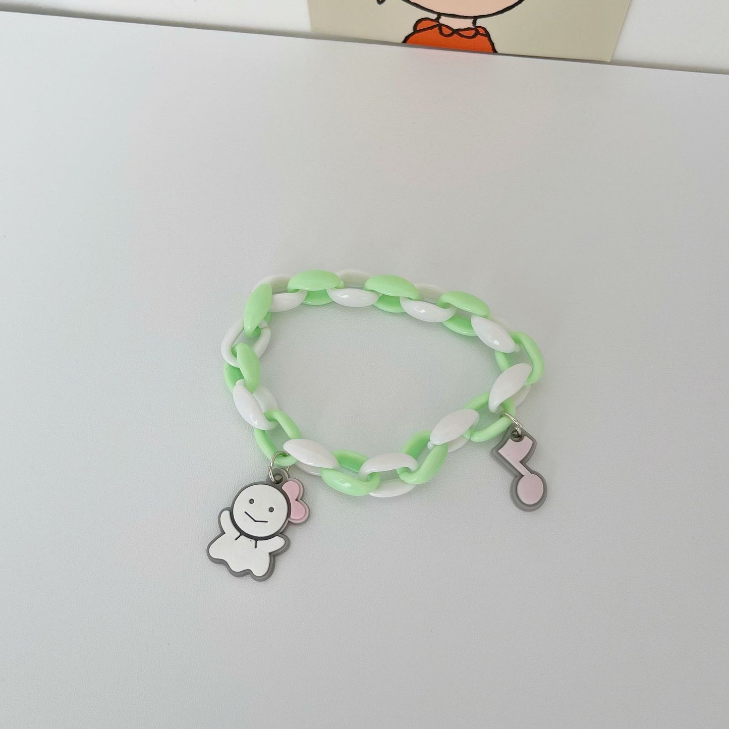 Schoolgirl's Soft Cute Gummy Bear Bracelet