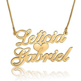 Personalized Stainless Steel Custom Cut Name Necklace Private Custom